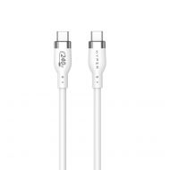 Hyper® 1M Silicone 240W USB-C Charging Cable - White