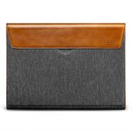 tomtoc Premium H15 – Sleeve for 16'' MacBook Pro 2019, Gray & Leather