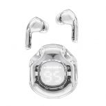 Acefast T8 Crystal Bluetooth earbuds, white moon