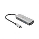 HyperDrive 4-in-1 USB-C Hub, silver