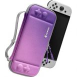 tomtoc FancyCase - Slim Case for Nintendo Switch / OLED, Purple