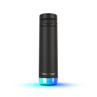 HidrateSpark PRO 2 Smart Bottle with Straw, 621 ml, Black