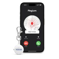 Plegium Smart Emergency Button – smart personal alarm, white