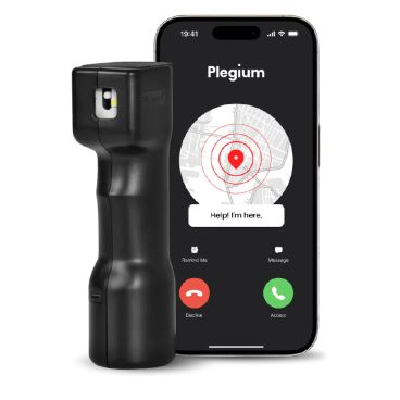 Plegium Smart Pepper Spray - Black