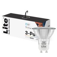 Lite bulb Moments Inteligentna żarówka, GU10, 4,5W Spot, RGB+W2700K, 3 pack