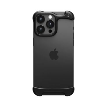 Arc Pulse - Aluminum Protective Case for iPhone 16 Pro, Matte Black