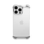 Arc Pulse - Aluminum Protective Case for iPhone 16 Pro, Silver
