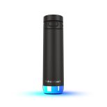 HidrateSpark PRO 2 Smart Bottle with Straw, 621 ml, Black