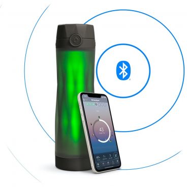 HidrateSpark 3 – inteligentna butelka z trackerem Bluetooth, 592 ml,  czarny