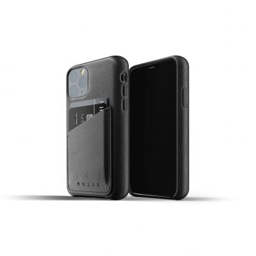MUJJO Full Leather Wallet Case for iPhone 11 Pro – Black