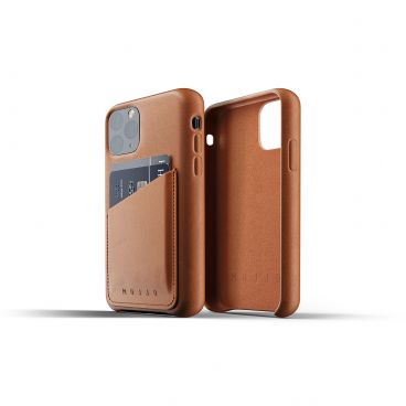 MUJJO Full Leather Wallet Case for iPhone 11 Pro – Tan