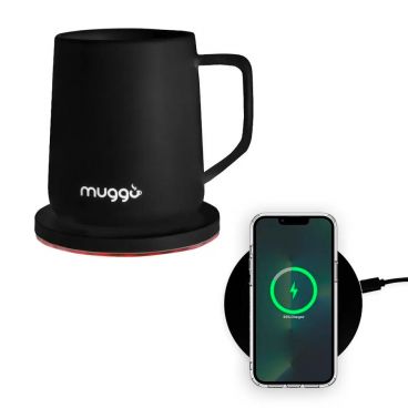 Muggo QI Grande Inteligent Self-Heated Cup - Black
