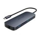 Hyper® EcoSmart™ Gen.2 Dual HDMI USB-C 11-in-1 Hub 140W PD3.1 Pass-thru