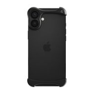 Arc Pulse - Aluminum Protective Case for iPhone 16, Matte Black