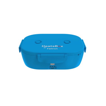 Faitron HeatsBox GO Light Battery Powered Smart Heated Lunch Box, Blue