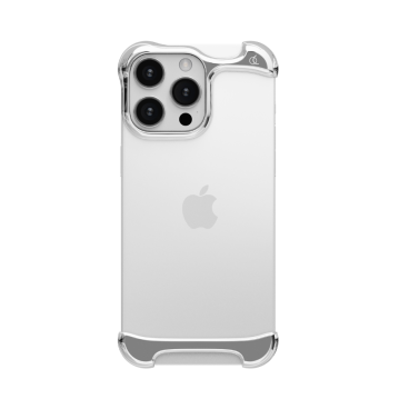 Arc Pulse - Aluminum Protective Case for iPhone 16 Pro Max, Silver