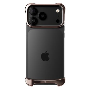 Arc Pulse - Aluminum Protective Case for iPhone 17 Pro Max, Rose Bronze