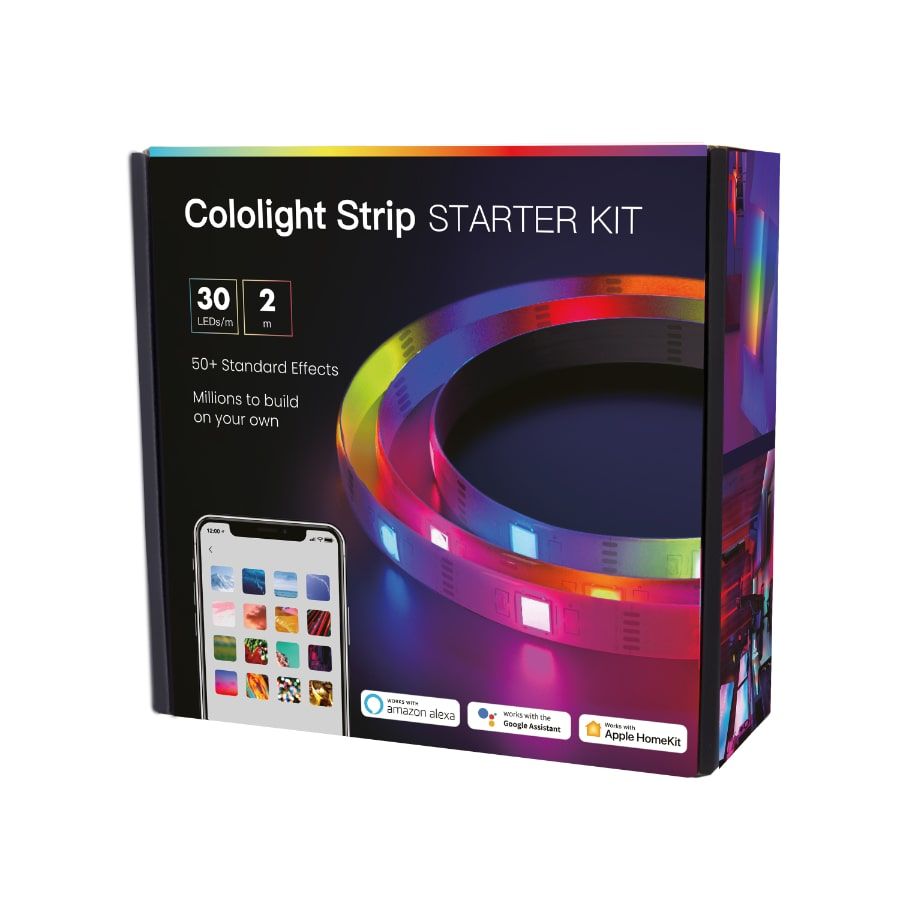Cololight LED strip Starter 30 RGB aros reflectantes WLAN Google homekit Alexa 2m 