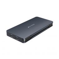 Hyper® Universal Silicon Motion® USB-C 10-in-1 Dual HDMI Docking Station