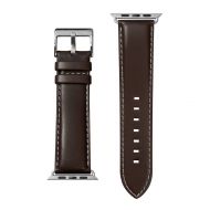 LAUT Oxford Leather band for Apple Watch 42/44 mm - Brown Espresso