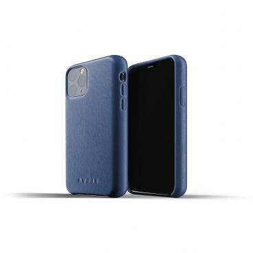 MUJJO Full Leather Case for iPhone 11 Pro - Monaco Blue