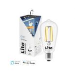 Lite bulb moments smart LED bulb, white light, E27, clear glass